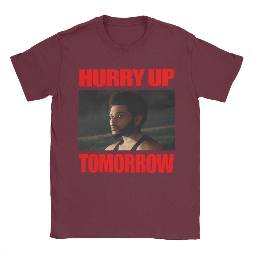 Unisex s The Weeknd Hurry Up Tomorrow T Shirts 100 Cotton Clothing Funny Short Sleeve O Neck Tees 4XL 5XL TShirt