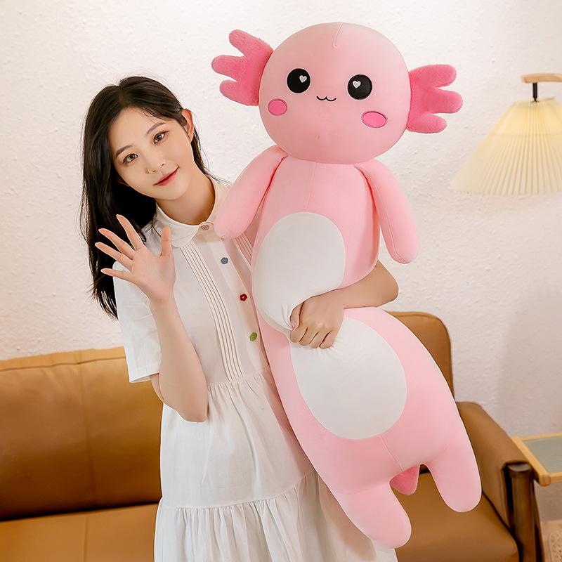 Four-Color Salamander Plush Pillow - Cute Long Doll