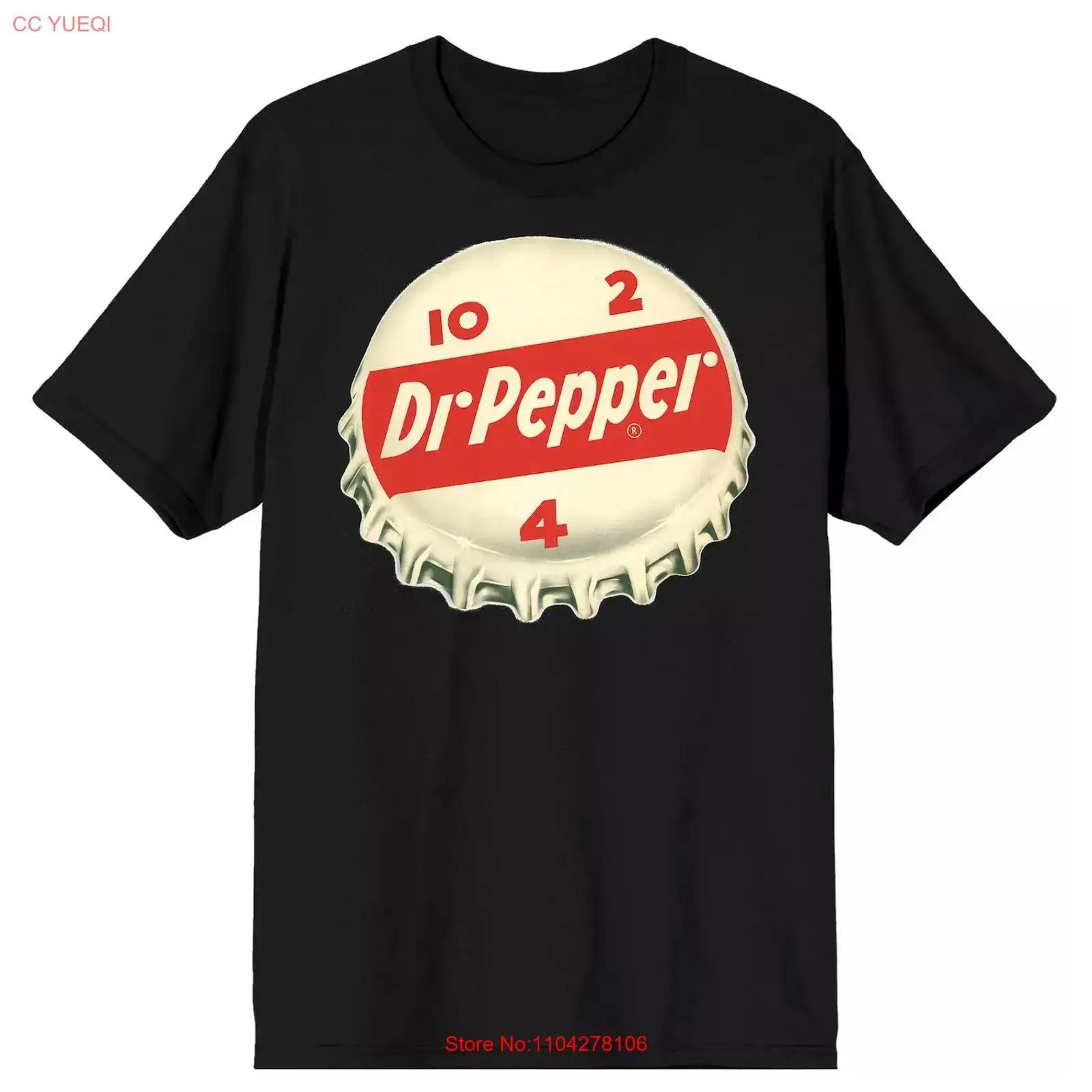 

Dr Pepper T Shirt Men s Bottle Cap Print Design vintage Washed Soft Slightly Comfortable streetwear Stretched Stylish 5XL різнокольоровий