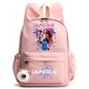Anime Cute K-Pop Printed Backpack Student Teenager Bookbag for Boy Girl Schoolbag Kid Gift Women Large Capacity Travel Bag Mochila