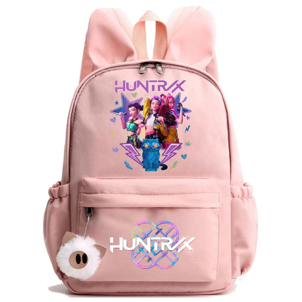 Anime Cute K-Pop Printed Backpack Student Teenager Bookbag for Boy Girl Schoolbag Kid Gift Women Large Capacity Travel Bag Mochila