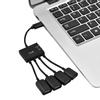 4-in-1 USB 3.1 Typ C Stecker auf USB 2.0 Buchse 3-Port USB-Hub OTG-Funktion mit USB-C-Ladeanschluss