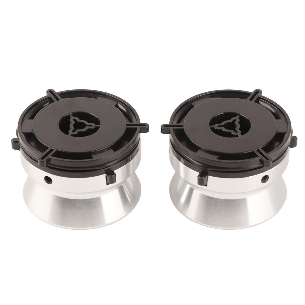 1 Paar NAB Nabenadapter Professionelle Polierte Aluminiumlegierung 10 Zoll Öffner für Studer ReVox für Akai für Teac Silber