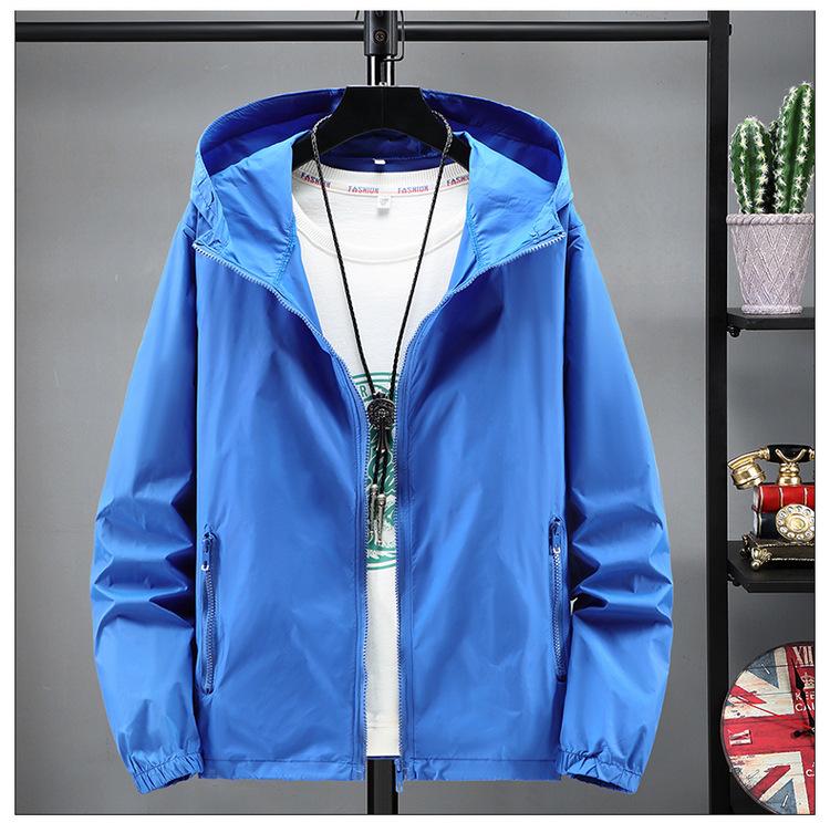 Herren Übergröße Schnelltrocknender Angel- und Bergsteiger-Sonnenschutzanzug mit Bilddruck