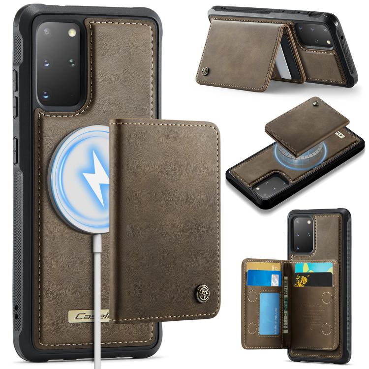 CaseMe Me80 Magnetic RFID Wallet Phone Case For Samsung Galaxy S24 FE 5G, Detachable Multi Card Slot Kickstand Anti-Theft Cover