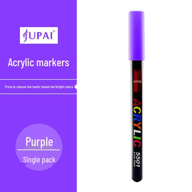 Pennarello acrilico gigante impilabile singolo per l'arte degli studenti, colore speciale non trasparente. Ideale per progetti con acquerelli e pittura.