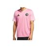 Adidas Logo Print Round Neck Pullover Short Sleeve T-Shirt Men T-Shirts Pink JJ2590