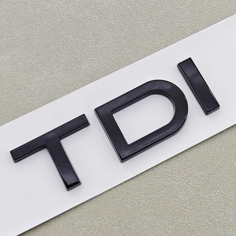 2026 Hot 3D ABS Car Logo 1.9 2.0 2.8 3.0 4.2 TDI 3.6 Sticker Trunk Emblem Rear Badge For Audi A3 A4 A5 A6 A7 A8 Q3 Q5 Q7 Q8 Accessroies