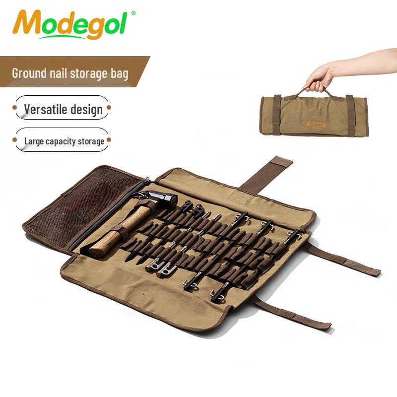 

Outdoor Tent Peg & Hammer Storage Bag 63x38cm