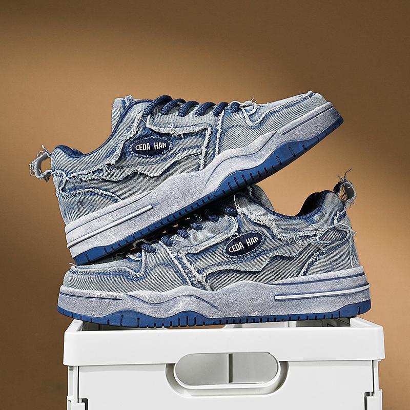 

2025 новый нишевый дизайн обуви для скейтбординга мужская обувь для увеличения роста универсальная пара спортивная обувь для скейтбординга японская мужская обувь тренд 39 синий