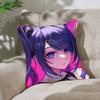 N-Needy Girl O-Overdose Pillow Case Cushion Cover Soft Cute Throw Pillow Case For Car Sofa Pillowcase Polyester With Zipper