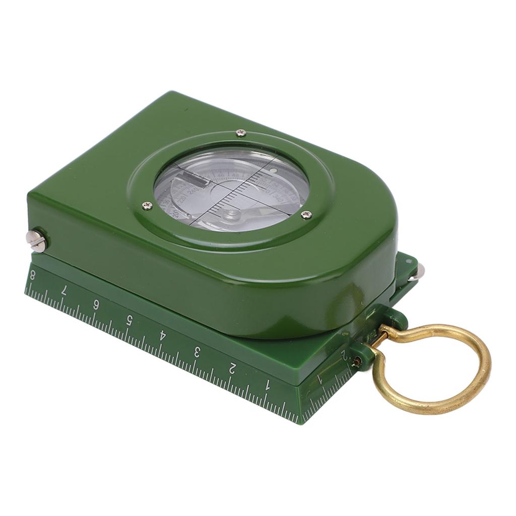 Military Lens Compass Portable Fully Sealed Waterproof Geological Compass for Camping Hiking