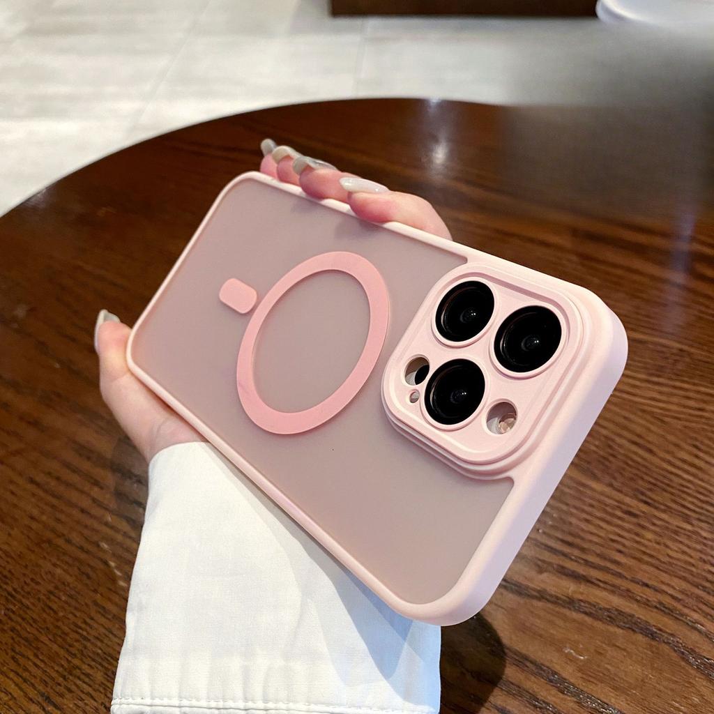 Applicable To IPhone16 Mobile Phone Case Magnetic Scrub Skin Feeling 13 Apple 15 Promax Protective Case 14 Full Package
