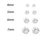 1/2 Bucăți Clipsuri Magnetice pentru Urechi Știfturi pentru Urechi cu Zirconiu Cubic Fără Necesitatea Găuririi și Aspect Strălucitor Perfecte pentru Purtare Zilnică Petreceri Întâlniri