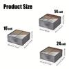 1PC Wardrobe Clothes Storage Organizer Pants Sweater T-Shirt Storage Box Cabinet Drawer Organizer Jeans Storage Box