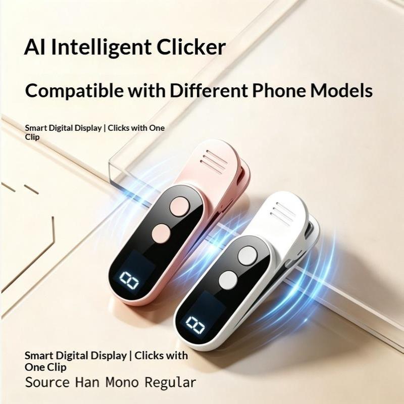 Screen Auto Clicker Low Power Consumption Auto Tap Device for Smartphone Live Stream Like Game Auto Click Reward Tasks