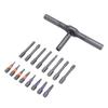 Multipurpose Screwdriver Set S2 Alloy Steel Ratchet Driver Bits for Home Repair Car Maintenance