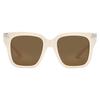 Alexander Mcqueen Brown Square Ladies Sunglasses Am0440s 004 53