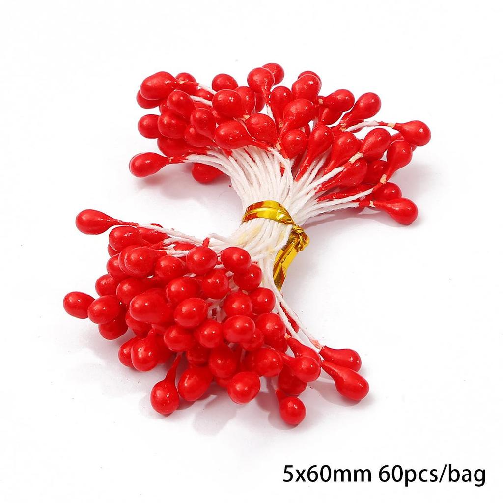 Chiffon Flower Stamens & Berry DIY Craft Accessories