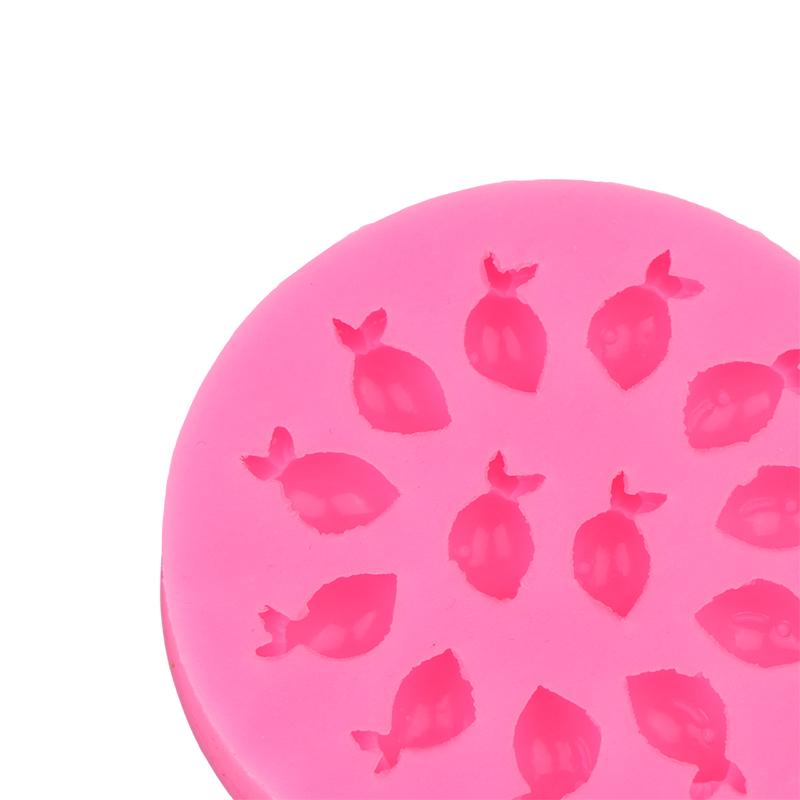 Silikonfruktformar för tårtdekoration 3D-frukt Choklad Fondant Dekorativa formar Godis Gelé Gummy Tvålform