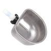 Plastic Pet Drinking Bowl Silver Pet Waterer Accessories Pet Water Bowl  Small Animal Housing