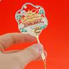 Luoyang Longmen Grottoes Fan-Shaped Metal Bookmark - Chinese Style Souvenir