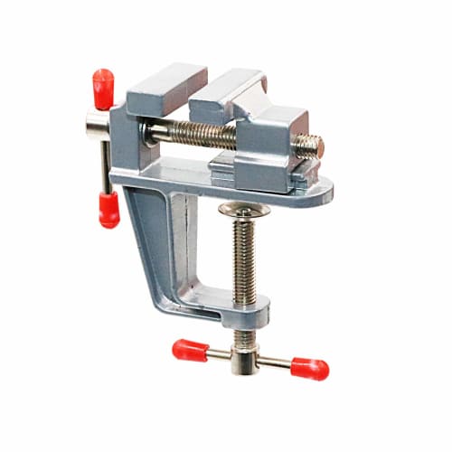 AmoYoung Portable Bench Vise, Small Home Vise, Easy Installation, Hobby Vise, Mini Table Clamp, Rotating Repair Tool