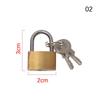 Home Improvement Hardware Locker Case Supply Copper Lock with 2Keys Brass Padlock Security Tool Luggage Case Padlock