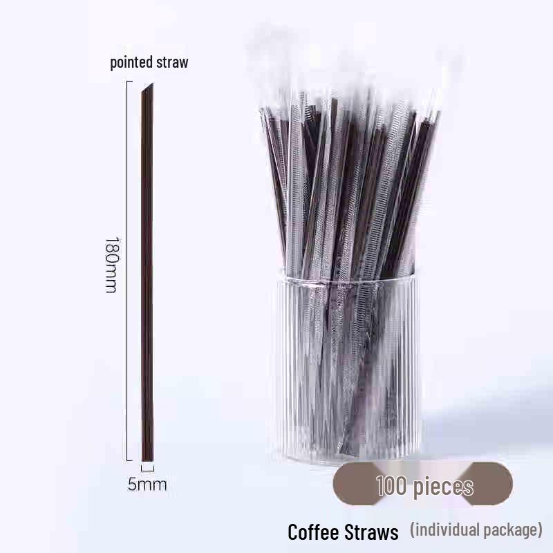 Shidean Disposable Pointed-Tip Straws