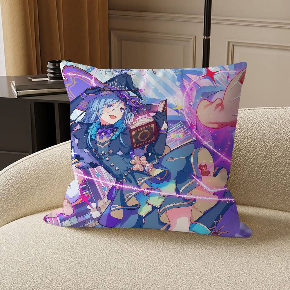 

Hinomori Shizuku Pillowcase toon Gift Cushion Cover Bedroom Home Sofa Chair Seat Decor pillow case 12x12Inch