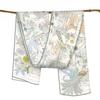 POBING Twill Silk Scarf Women Poncho Hand Rolled Zoo Animals Printed Long Scarves Wraps Bandana Big Shawl Hijabs Female Foulards