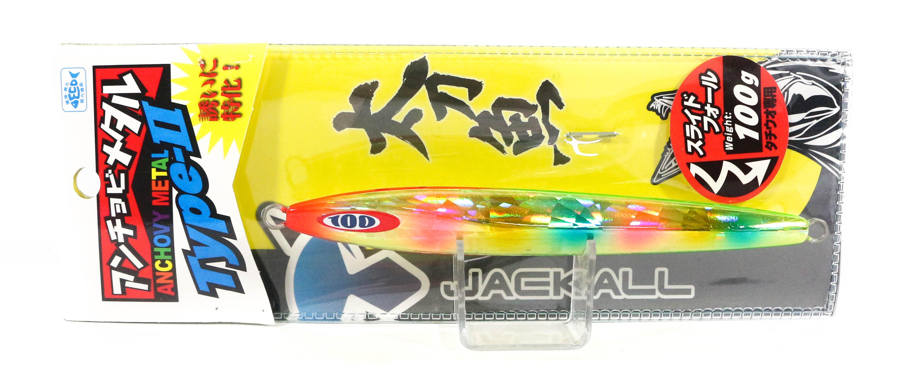 

Jackall Metal Jig Anchovy Metal Type 2 Slow Slide 100 grams Chart (0240)