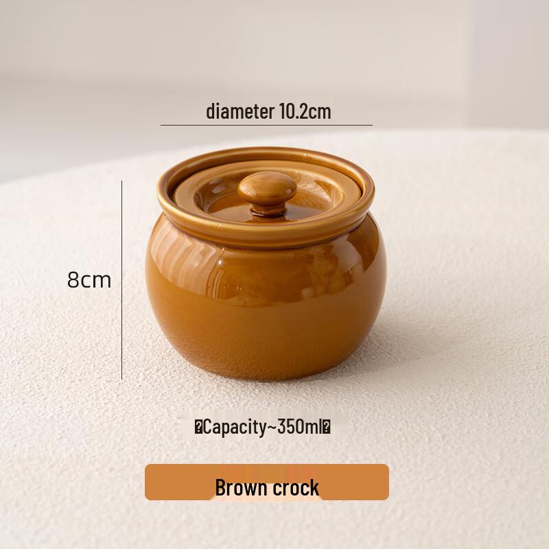 

Ceramic Double Boiler Stew Pot
