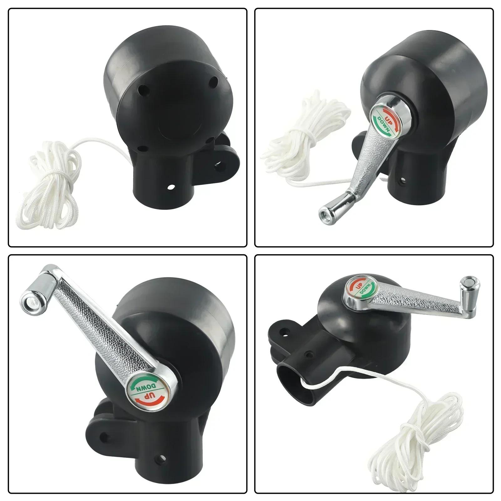 Рукоятка для ручного подъема садового зонта Металлическая/Пластиковая Рукоятка для ручного подъема Прочная Замена Держателя зонта Запасные части для зонта Патио Терраса China Mainland