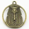Charms Egipski Faraon Szef Wisiorki Vintage Biżuteria Materiały QC048