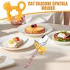 Cat Spatula Holder Cat Shape Holder Rack For Spoon Anti-scalding Spatula Rest Bracket Clips For Home Kitchen Restauran Use