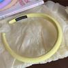 Diadema coreana de Color caramelo para niña, diadema sencilla de moda coreana para niña pequeña, accesorios para el cabello