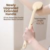 Coarse/Fine Sand Bath Shower Brush Long Handle Exfoliating Brush Back Scrubber Brush  Shower