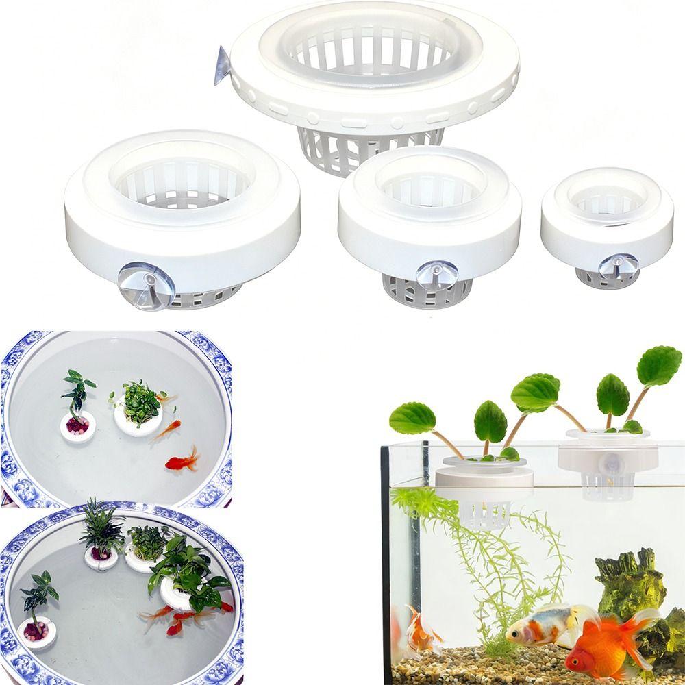 Plastic Hydroponic Planting Basket Floating Water Culture Planter Aquatic Plant Holder Aquarium