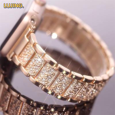 Damenarmband für Apple Watch Ultra 2 Armband Serie 9 8 7 49 mm 41 mm 45 mm 40 mm 44 mm Band Diamantarmband iWatch 6 5 4 3 2 1 Se 38 mm 42 mm Correa