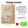 Pearl DIY Art Painting Majestic Deer Handcrafted Picture Indoor Wall Ornament Relaxing Leisure Hobby Exquisite Home Decor Gift