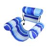 Pool Floats Chairs Adult Inflatable Pool Lounger with Arm & Backrest Water Floating Recliner Water Hammock for Summer Water Fun
