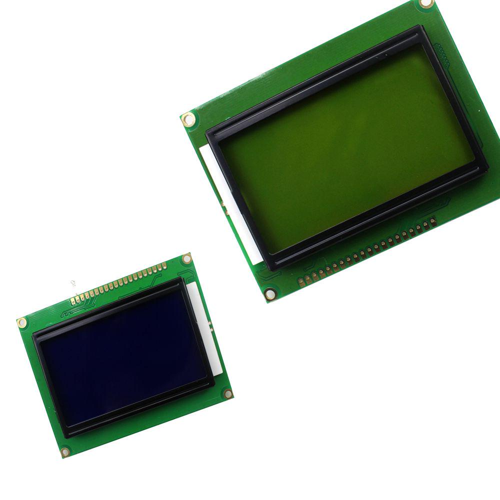Port 12864 Module ST7920 Yellow Green Backlight LCD Display Diy Kit 128x64 Dot n Port 12864 Module ST7920 Yellow Green Backlight LCD Display Diy Kit 128x64 Dot n