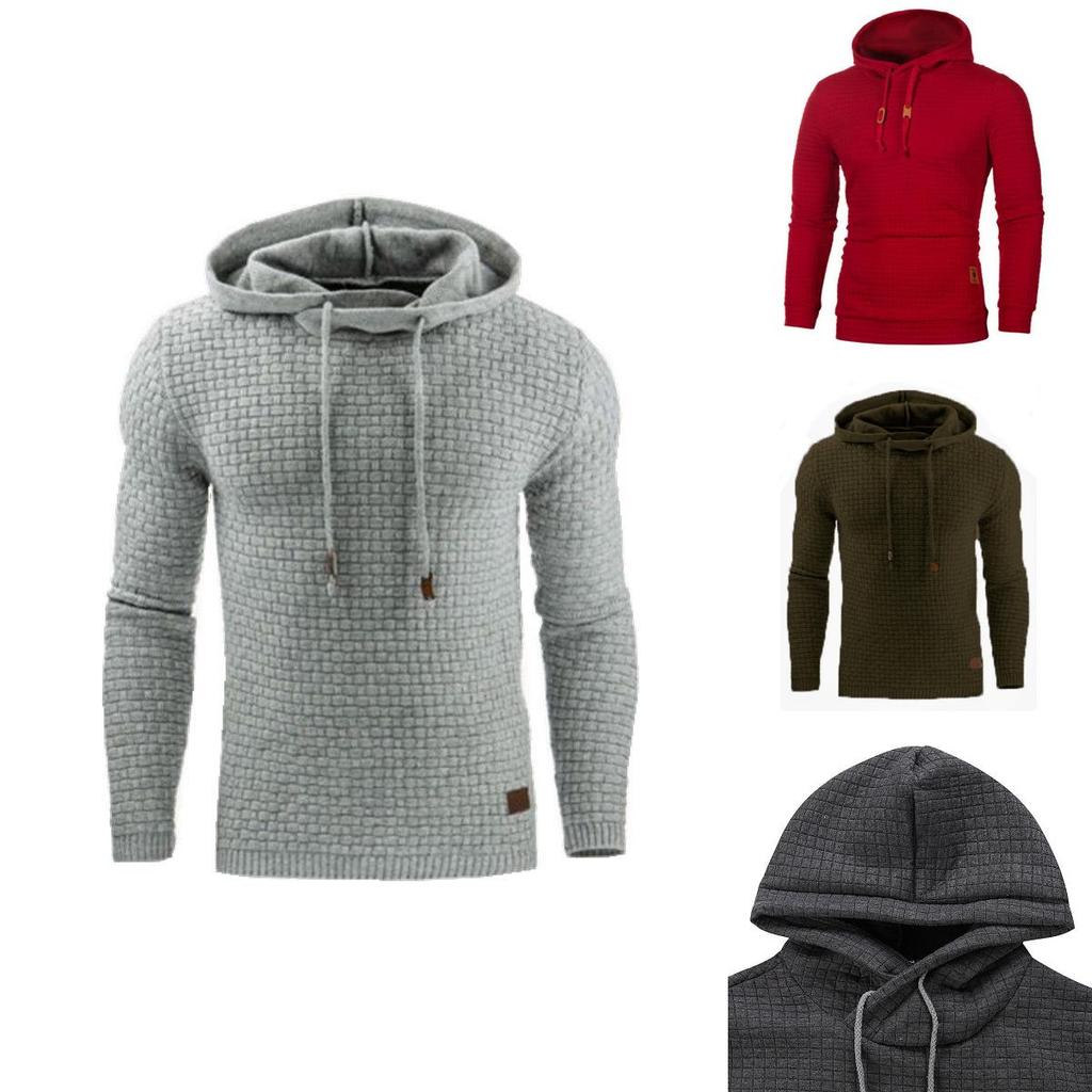 Men's Soft Hooded Pullover Jacket In Fashionable Colors For Stylish Comfort