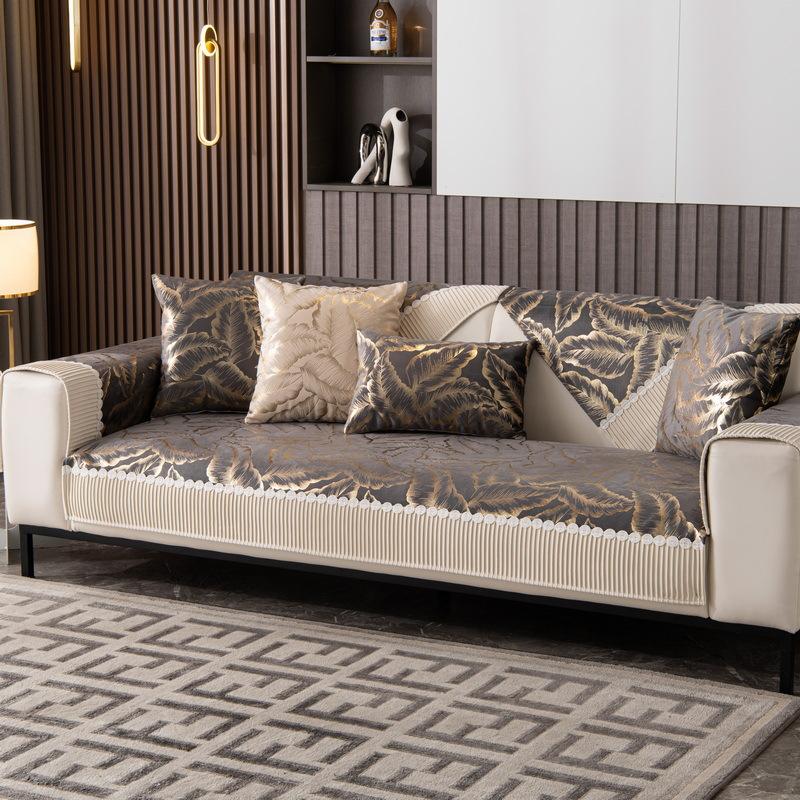 

Нескользящий чехол для дивана из шенилла Four Seasons Universal Sofas Cushion для гостиной Modern Couch Protector Case Home Decor 70x70cm