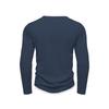 Men's Knit Fake Two-piece Double Collar Long Sleeve T-shirts, Casual Versatile Tops