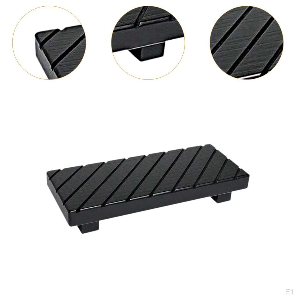 Wooden Display Pedesta Stand Vanity Tray Sink Practical Stylish Portable Soap Dish Riser