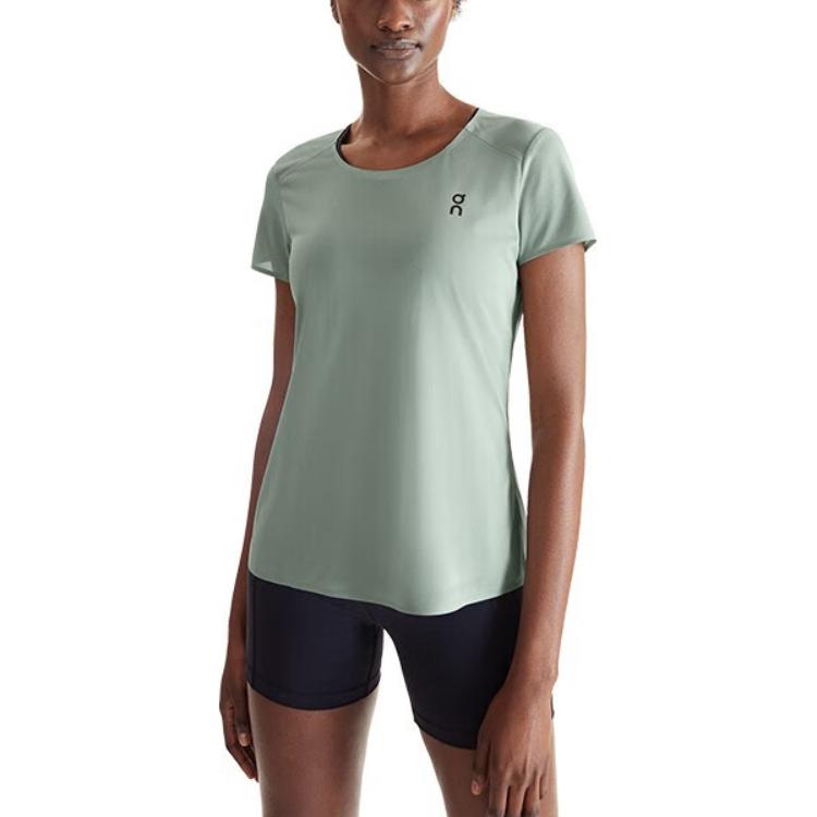 

Женская футболка On Performance T свободного кроя, дышащая, простая, с коротким рукавом, обычного кроя, топы, мохово-зеленая, цвет потока 202.01307 XS