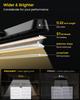 Glocusent Piano Light with 3 Color Temperature 5 Brightness Memory Eye 57 LED Up to 140 Hours of for and Other Instrument Practice Clip-on & Levels,