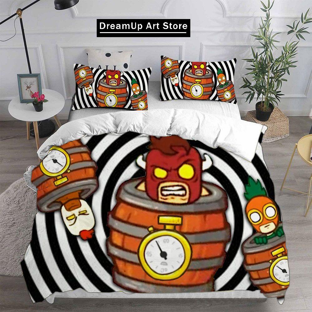 Spiel Burrito Bison_Launcha Libre Bettwäsche-Set Jungen Mädchen Einzelbett Twin Queen Full Size Bettbezug Kissenbezug Bett Erwachsenen Schlafzimmer